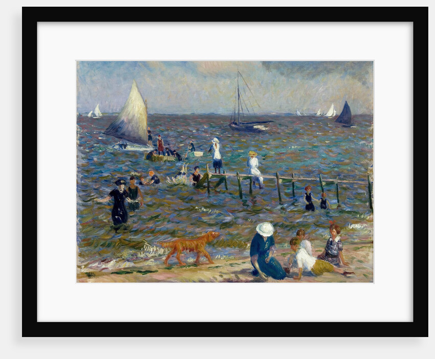 The Little Pier, 1914 by William James Glackens