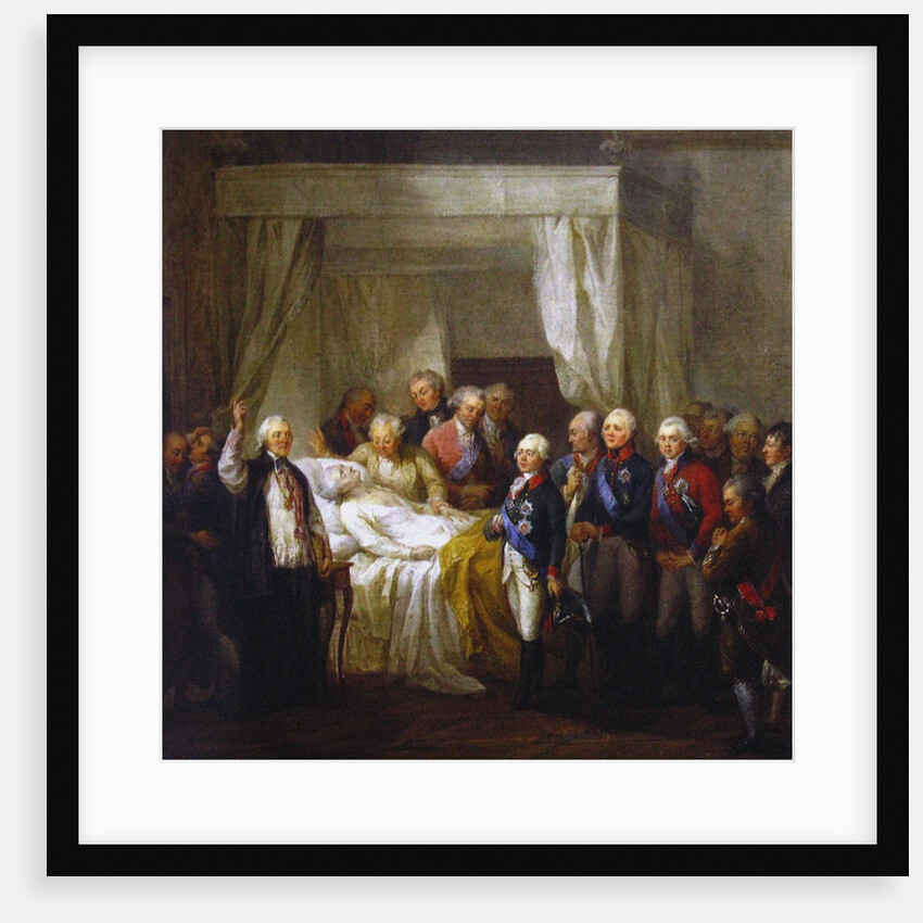 The Death of Stanislaw II August Poniatowski, after 1798 by Marcello Bacciarelli