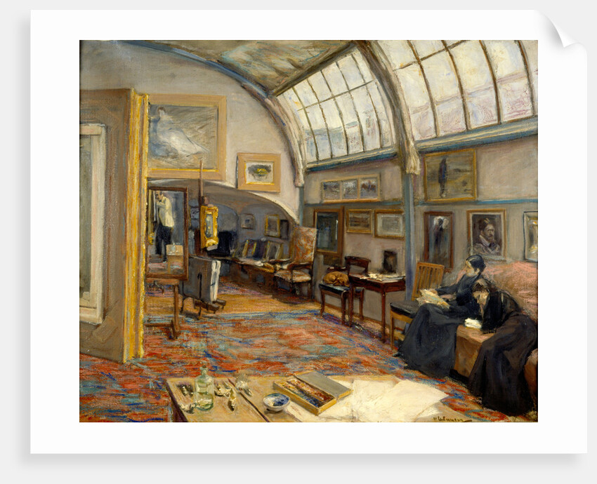 Artists studio at the Brandenburger Tor in Berlin, 1902 by Max Liebermann