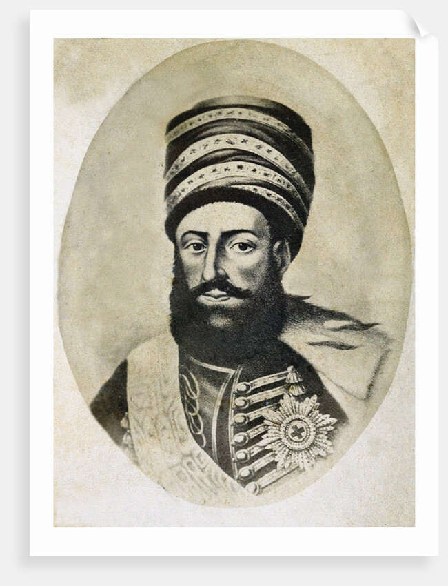 King Heraclius II of Georgia, Second Half of the 19th century by Alexander Solomonovich Roinov Photo Studio