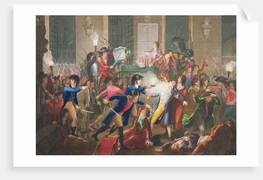 The Arrest of Robespierre on 27 July 1794 (After Fulchran-Jean Harriet), c. 1796 by Jean-Joseph-François Tassaert