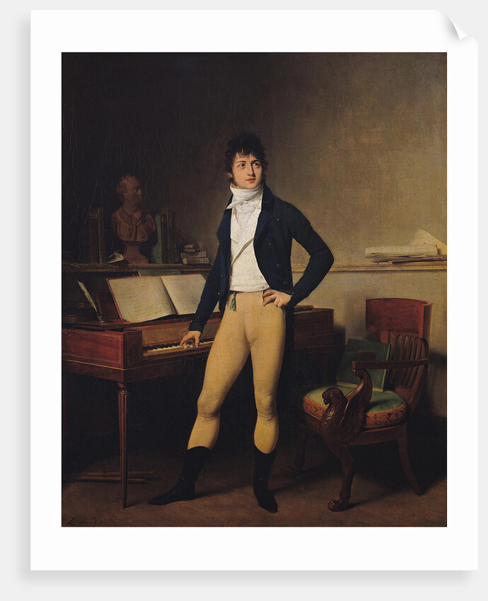 Portrait of the composer François-Adrien Boieldieu, 1800 by Louis-Léopold Boilly