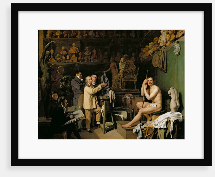 The Studio of Jean Antoine Houdon, after 1803 by Louis-Léopold Boilly