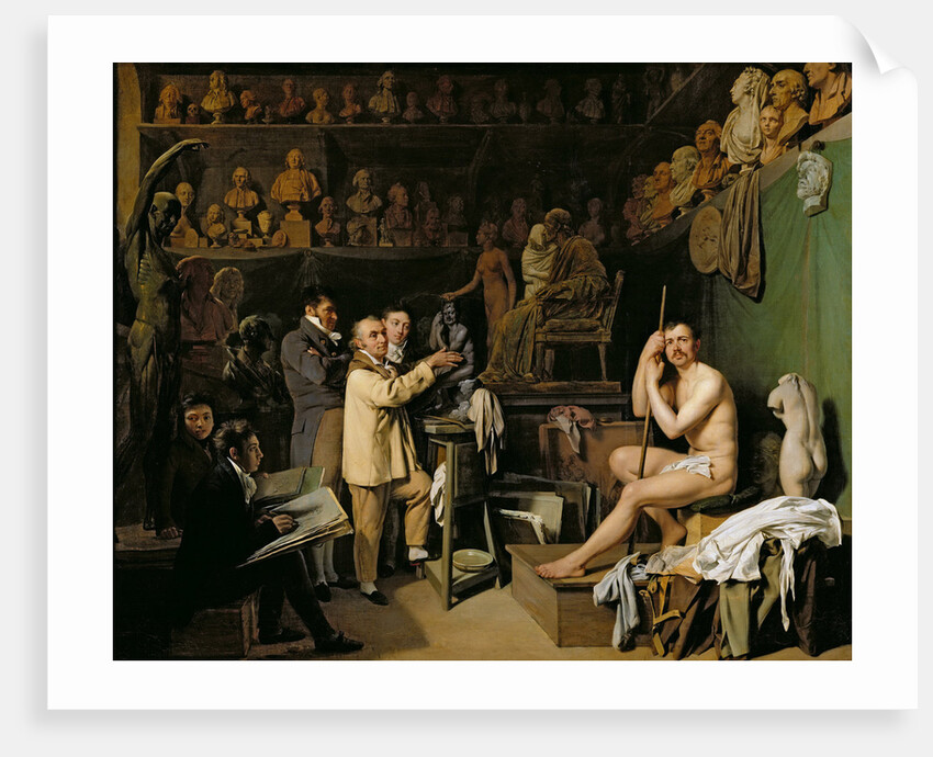 The Studio of Jean Antoine Houdon, after 1803 by Louis-Léopold Boilly