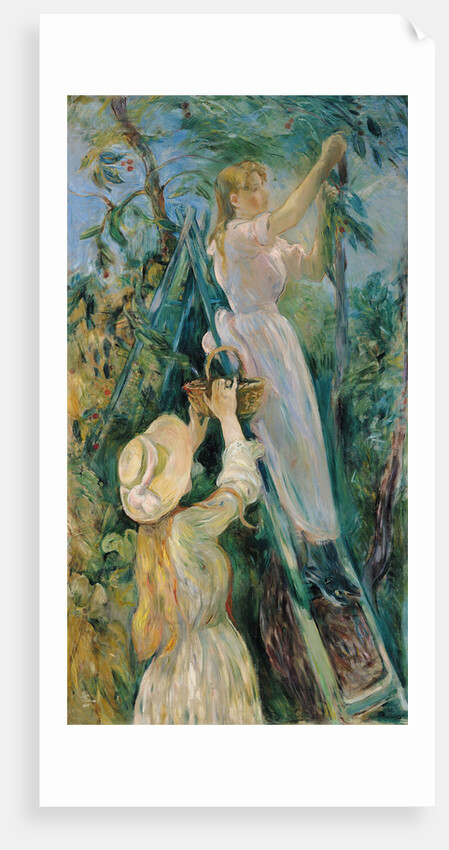 The Cherry Pickers (Le Cerisier), 1891 by Berthe Morisot
