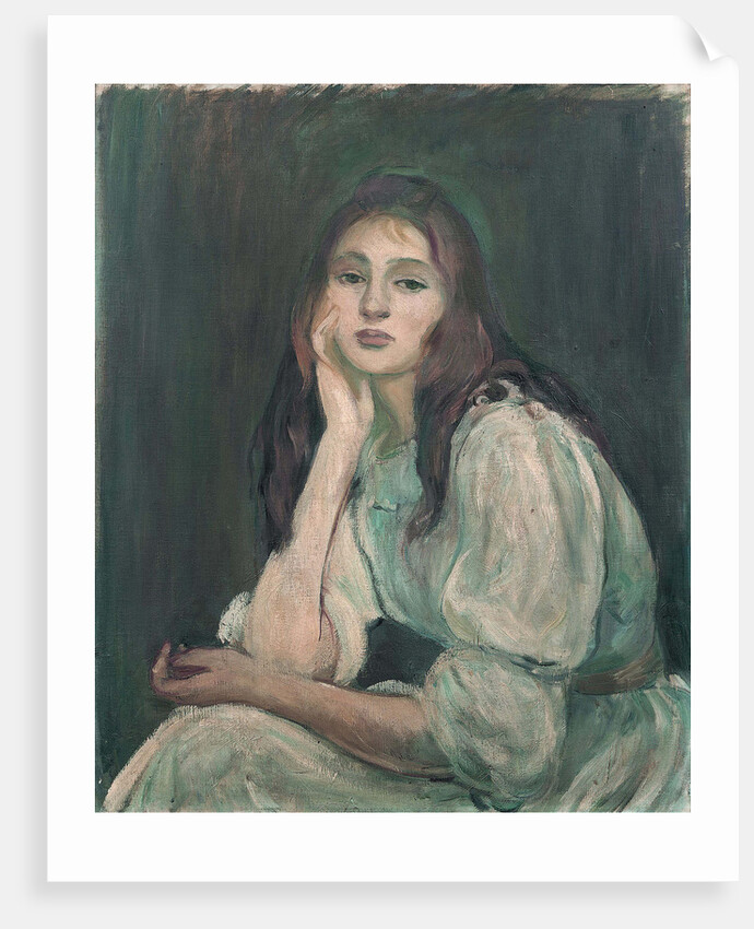 Julie Daydreaming (Julie rêveuse), 1894 by Berthe Morisot