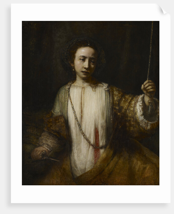 Lucretia, 1666 by Rembrandt van Rhijn