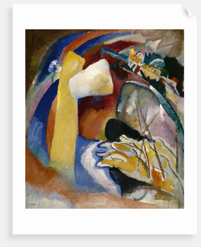 Study for Painting with White Form, 1913 by Wassily Vasilyevich Kandinsky
