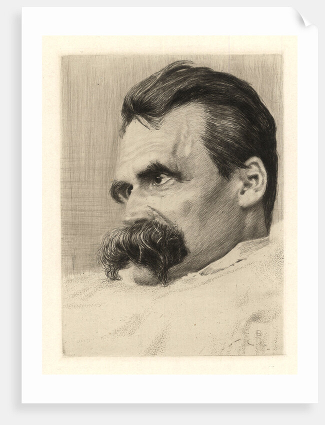 Portrait of Friederich Nietzsche, 1899-1900 by Hans Olde