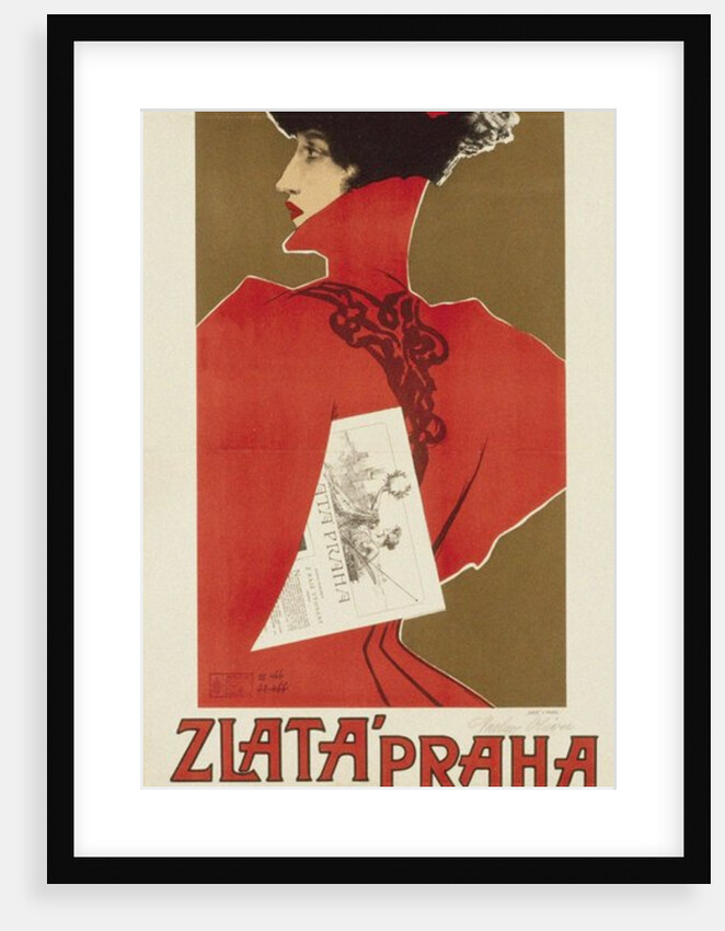 Zlata Praha, 1898 by Václav Oliva