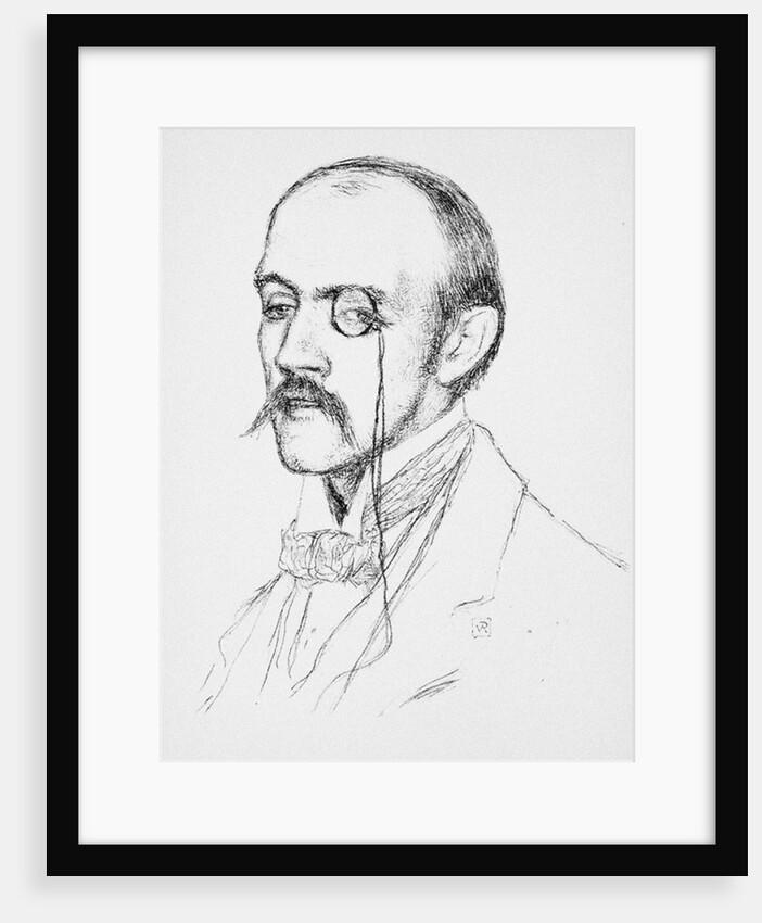 Portrait of Henri de Régnier, c. 1898 by Théo van Rysselberghe