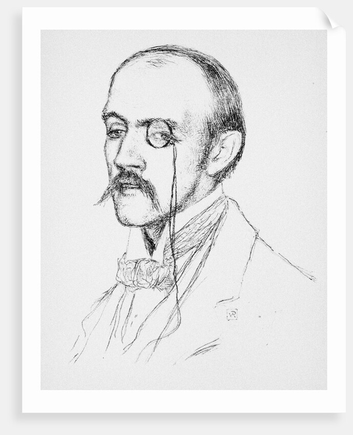 Portrait of Henri de Régnier, c. 1898 by Théo van Rysselberghe