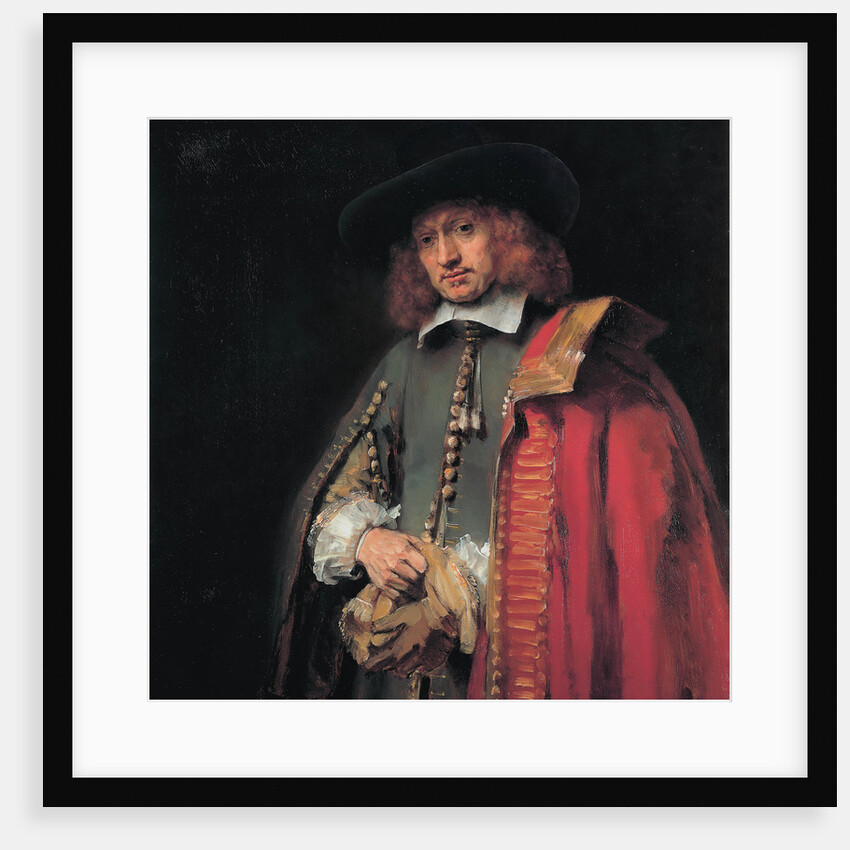 Portrait of Jan Six, ca 1654 by Rembrandt van Rhijn