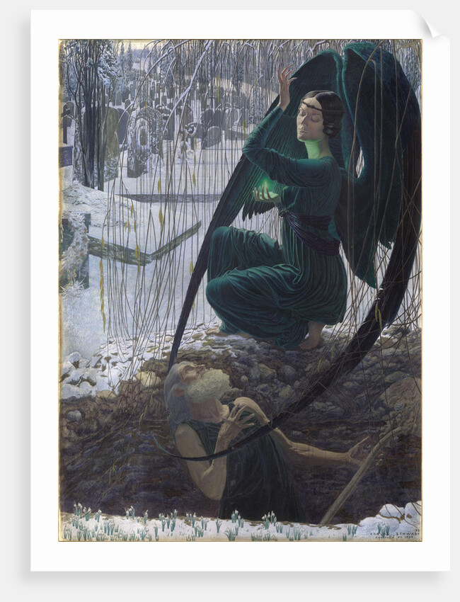 The Death Of The Grave Digger La Mort Du Fossoyeur 1895 1900 Posters 