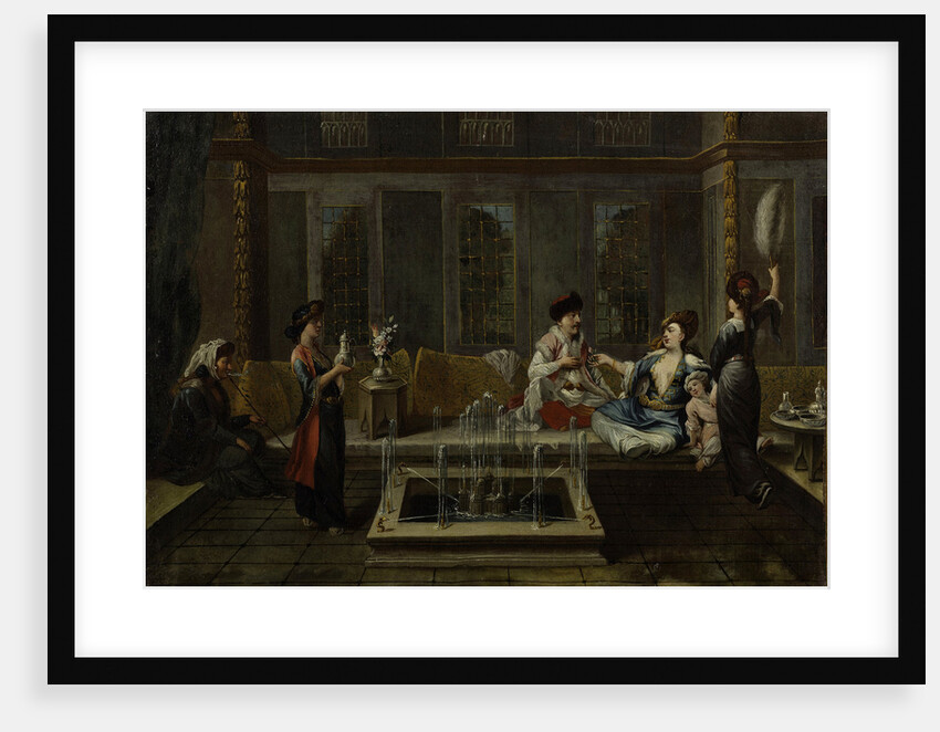 The Conversation, First half of the 18th century by Jean-Baptiste Vanmour
