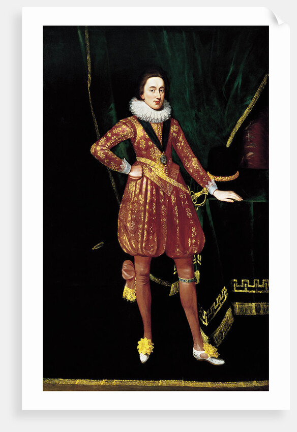 Charles I as prince of Wales, c. 1617 by Paul van Somer