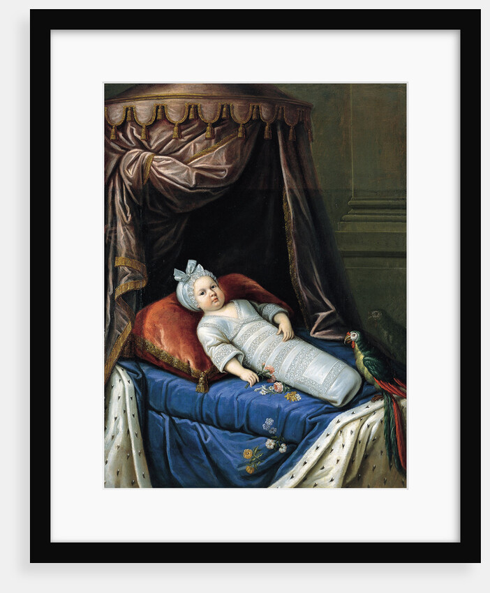Portrait of Louis XIV as Baby, ca 1638 by Anonymous