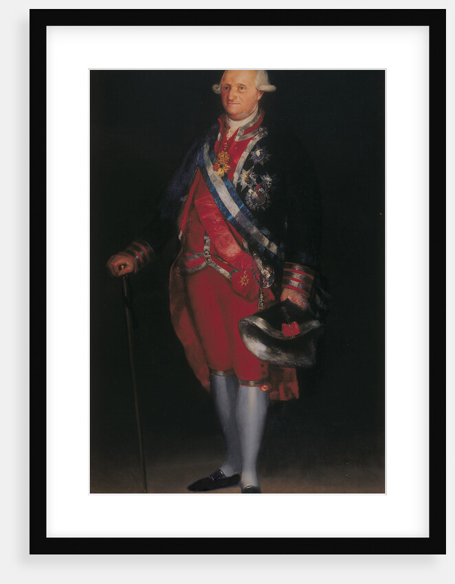 Charles IV in the Uniform of Colonel of the Guardias de Corps, 1800 by Francisco de Goya