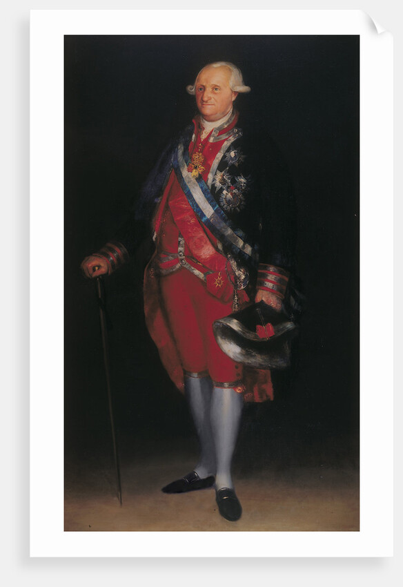 Charles IV in the Uniform of Colonel of the Guardias de Corps, 1800 by Francisco de Goya