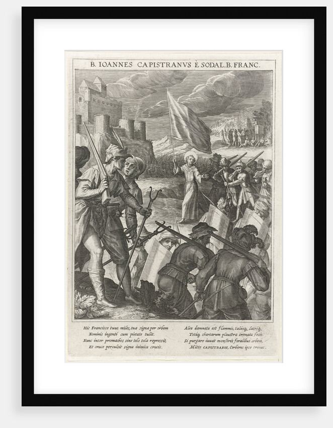 Saint John of Capistrano leads the Christian forces in the siege of Belgrade, 1615 by Johann Matthias Kager