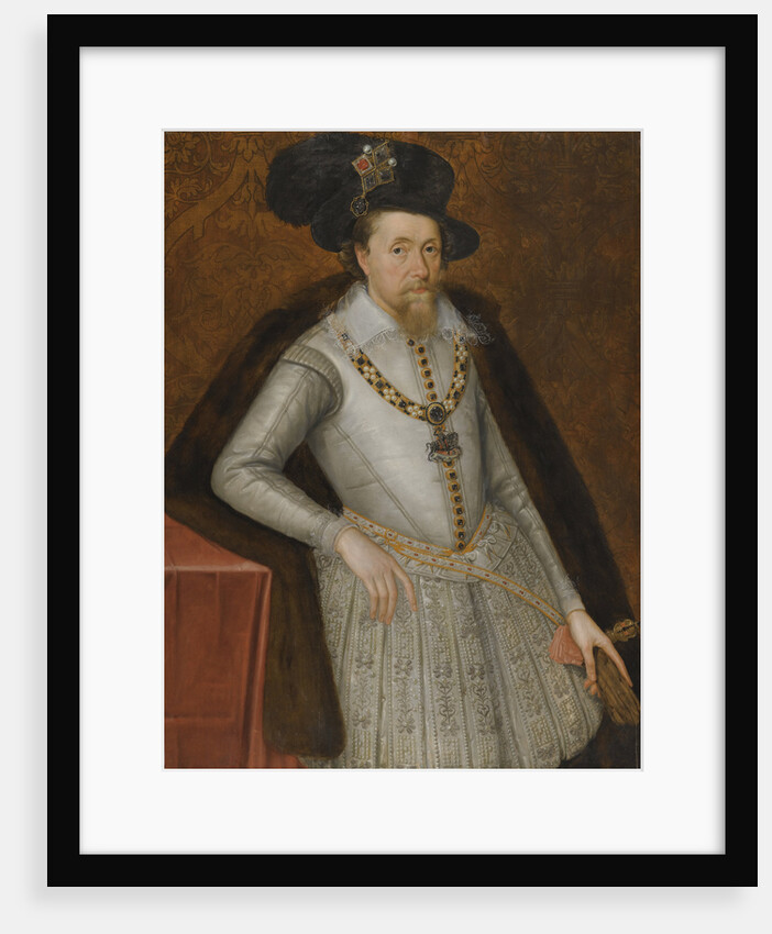 Portrait of King James I of England, Early 17th century by John De Critz the Elder