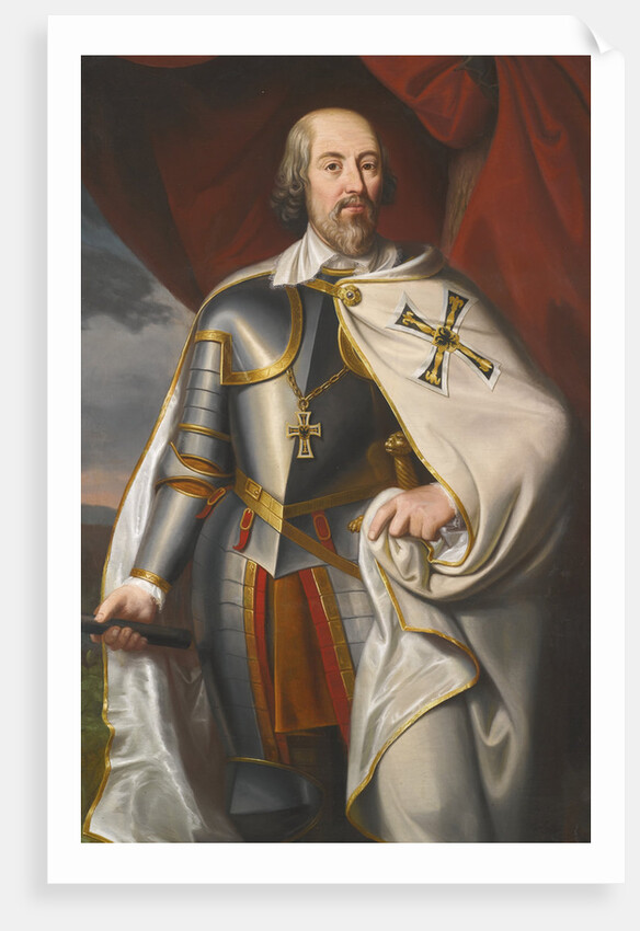 Portrait of Heinrich Walpot von Bassenheim, Mid of the 19th century by Ferdinand Müller