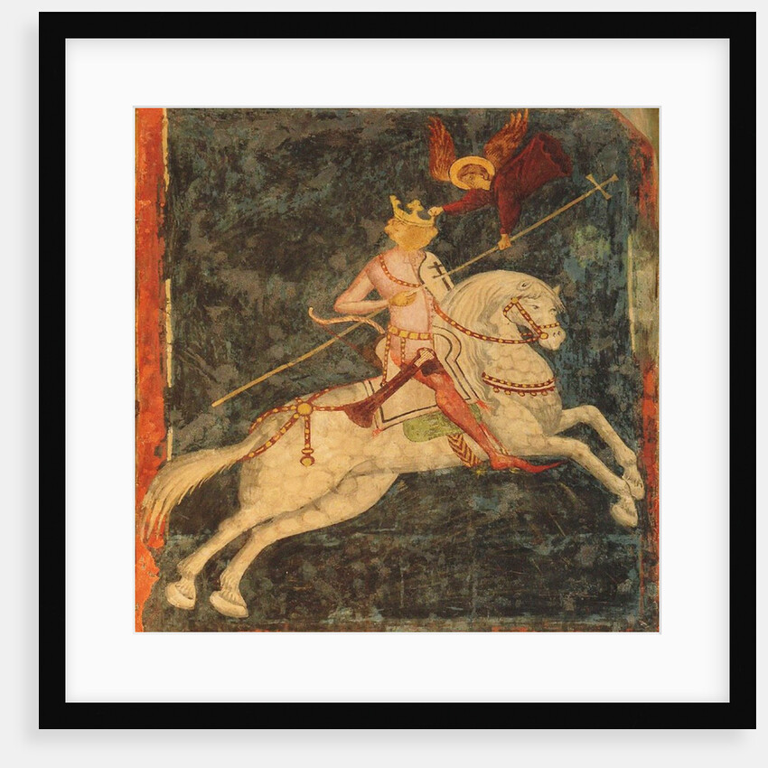 King Wladyslaw II. Jagiello. Fresco in the Trinity Chapel in Lublin, Early 15th century by Anonymous