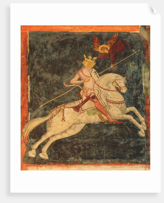 King Wladyslaw II. Jagiello. Fresco in the Trinity Chapel in Lublin, Early 15th century by Anonymous