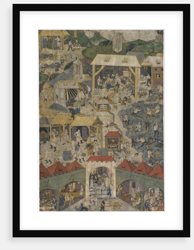 Silver mining and processing in Kutná Hora, Second Half of the 15th century by Master Matheus)
