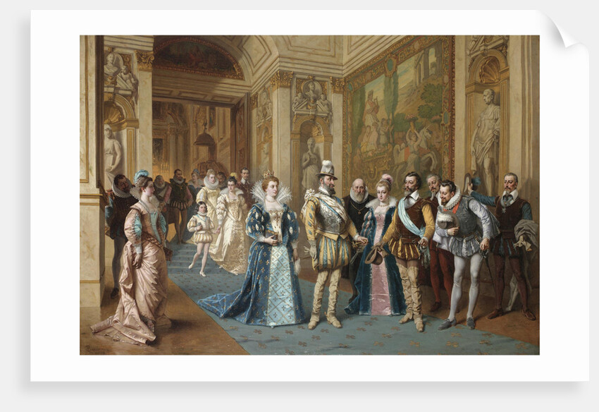 Henry IV and Marie de Médicis by Wladyslaw Bakalowicz