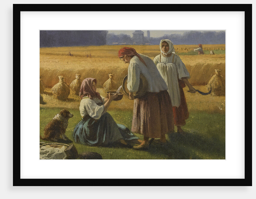 The Harvest, 1865 by Valerian Konstantinovich Kamenev