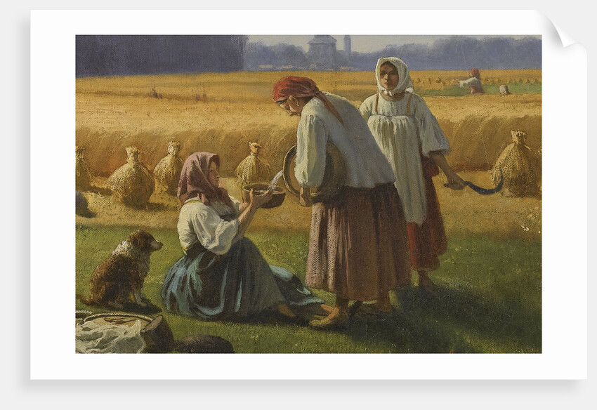 The Harvest, 1865 by Valerian Konstantinovich Kamenev