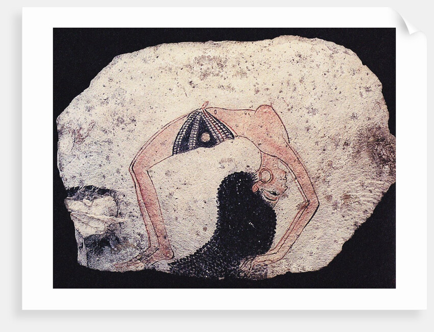 Ostracon with Dancing girl, ca 1200 BC by Ancient Egypt