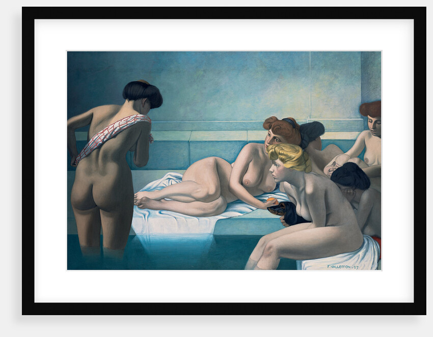The Turkish Bath by Felix Edouard Vallotton