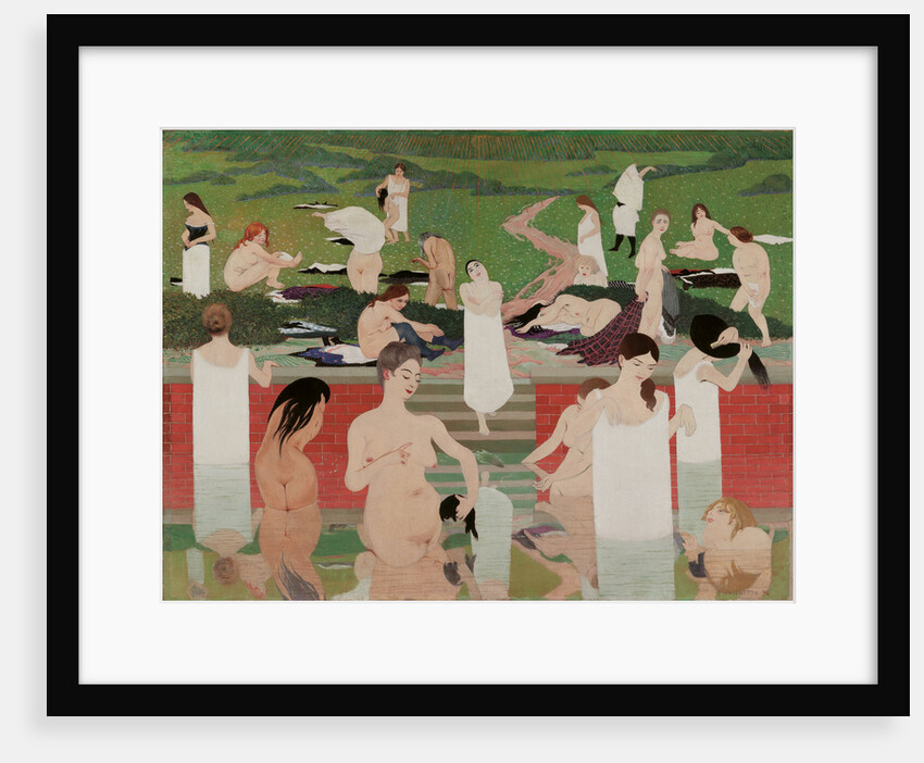 The Bath: Summer Evening (Le bain au soir dété), 1892-1893 by Felix Edouard Vallotton