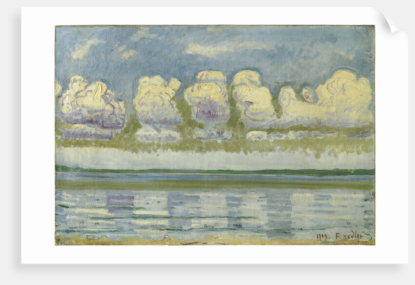 Lake Geneva with the Swiss Jura, 1909 by Ferdinand Hodler