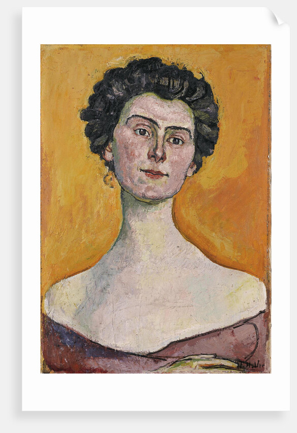 Potrait of Clara Pasche-Battié, 1914 by Ferdinand Hodler