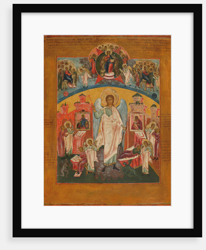 The Guardian Angel, 19th century by Russian icon