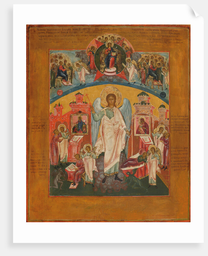 The Guardian Angel, 19th century by Russian icon