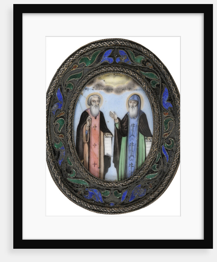 Saints Dimitry of Rostov and Ignatius Brianchaninov by Russian icon