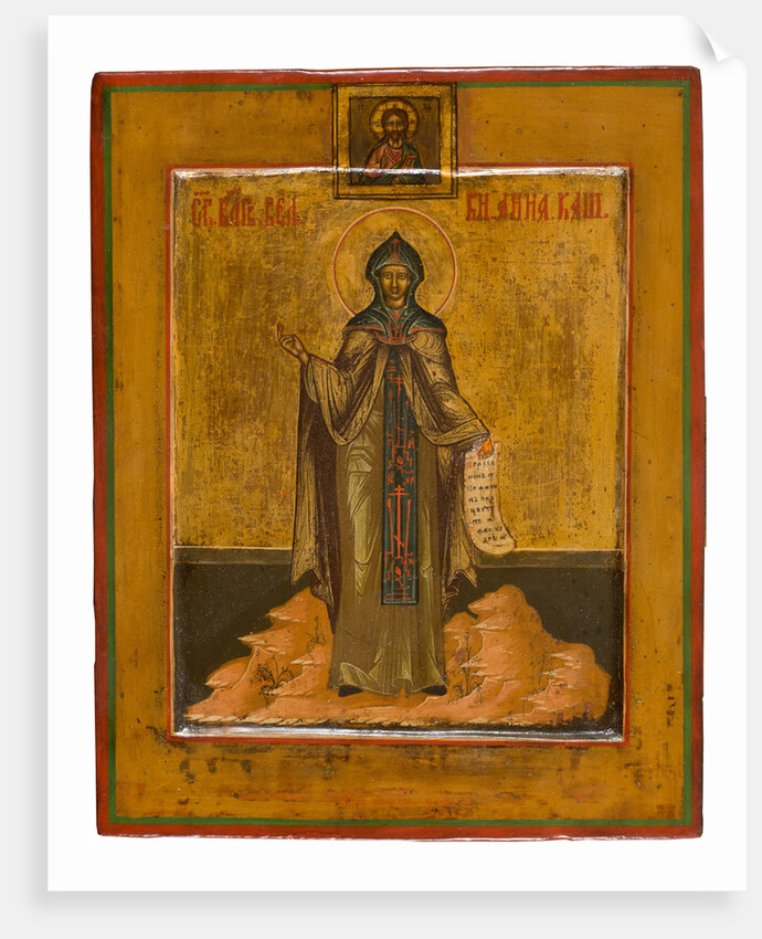 Saint Anna of Kashin, 19th century by Russian icon