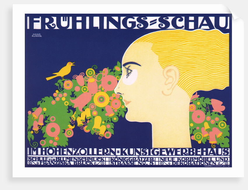 Spring Exhibition, 1914 by Julius Klinger