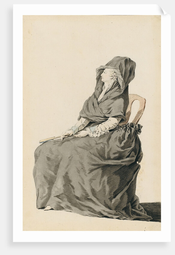 Portrait of Marie Antoinette during her trial, 1793 by Anonymous