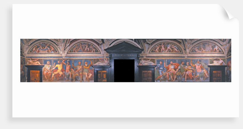 Loggia of the Heroes. Detail. Villa del Principe, ca 1530 by Perino del Vaga