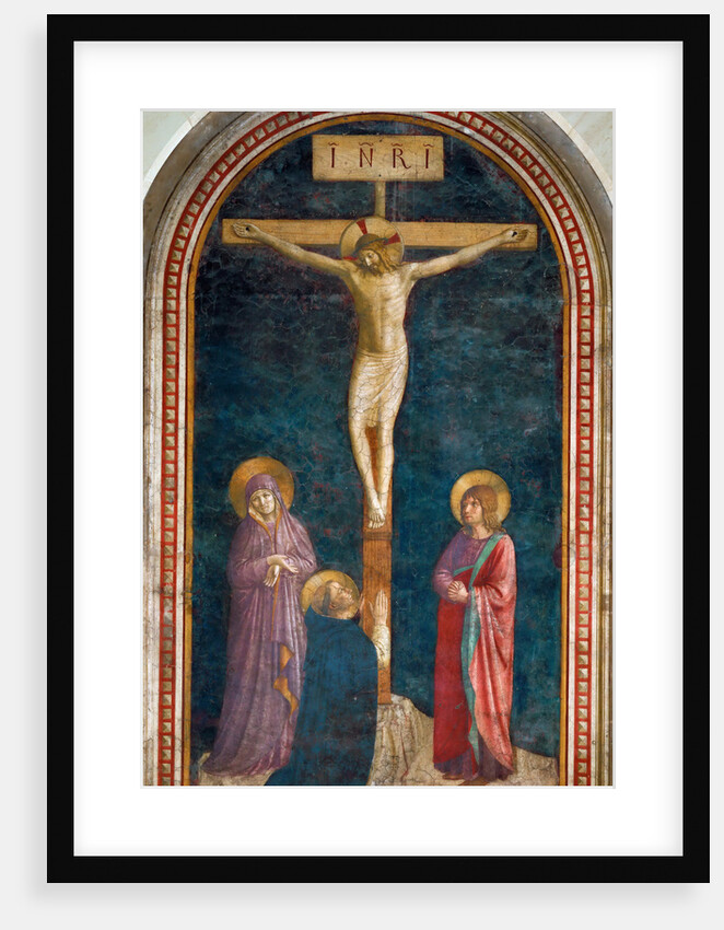 The Crucifixion with Saint Dominic, c. 1440 by Fra Giovanni da Fiesole Angelico