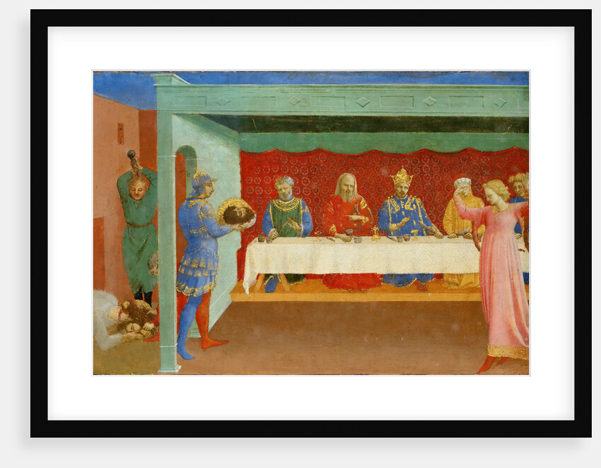 The Feast of Herod and the Beheading of Saint John the Baptist, ca 1430 by Fra Giovanni da Fiesole Angelico