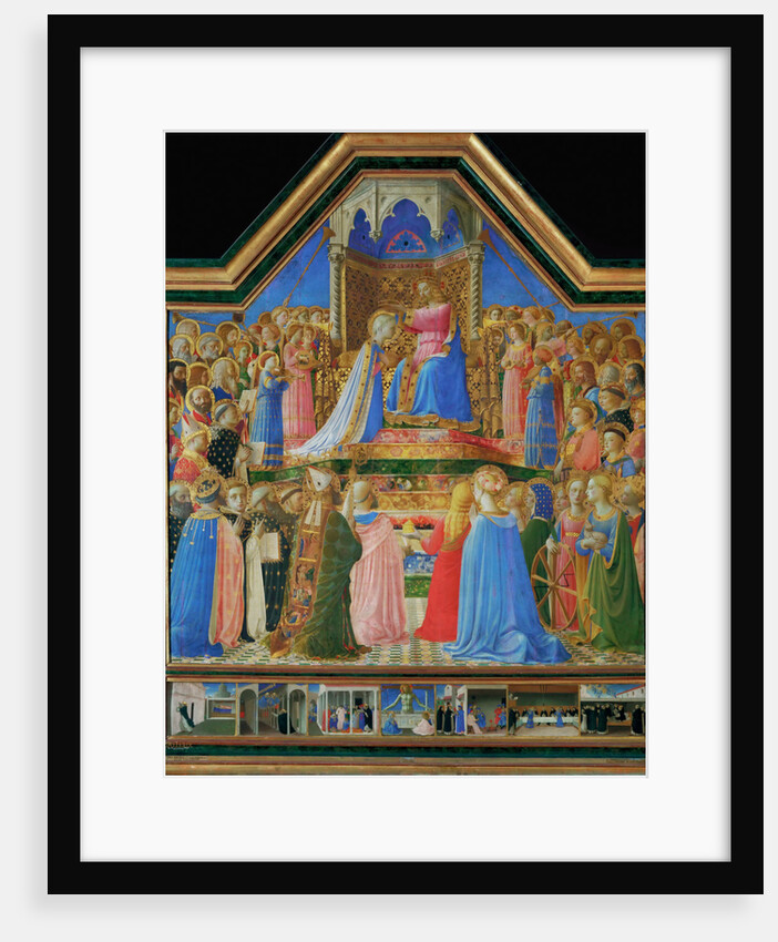 The Coronation of the Virgin, ca 1430 by Fra Giovanni da Fiesole Angelico