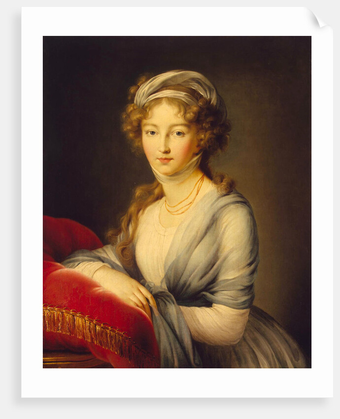 Portrait of Empress Elizabeth Alexeievna, Princess Louise of Baden, 1798 by Marie Louise Elisabeth Vigée-Lebrun
