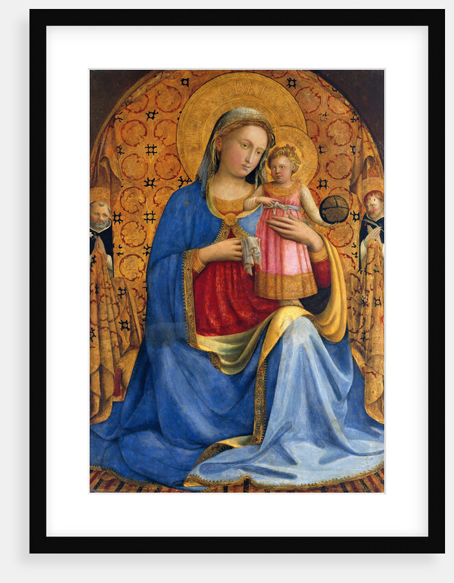Madonna and Child with Saints Dominic and Peter Martyr (Madonna dell Umilitá), ca. 1433 by Fra Giovanni da Fiesole Angelico