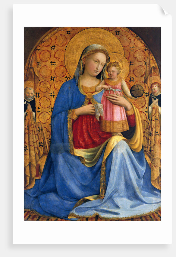 Madonna and Child with Saints Dominic and Peter Martyr (Madonna dell Umilitá), ca. 1433 by Fra Giovanni da Fiesole Angelico